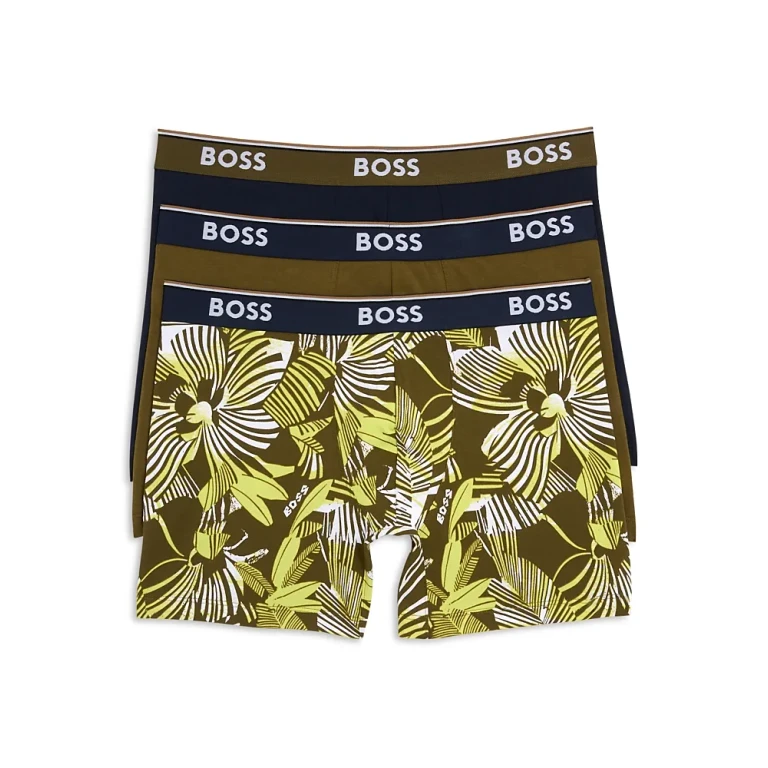 Boss Power Cotton Blend Boxer Briefs, Pack of 3