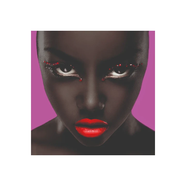 Pop Art Style Feminine Image | Andrew Martin Red Tears