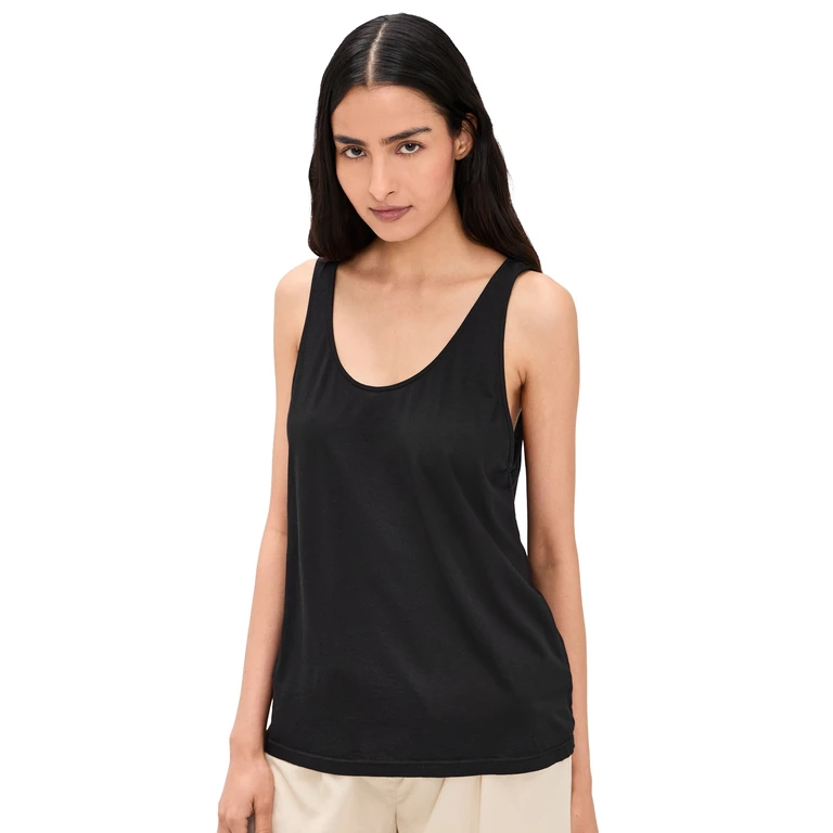 Cotton Citizen The Mykonos Tank Top Jet Black L