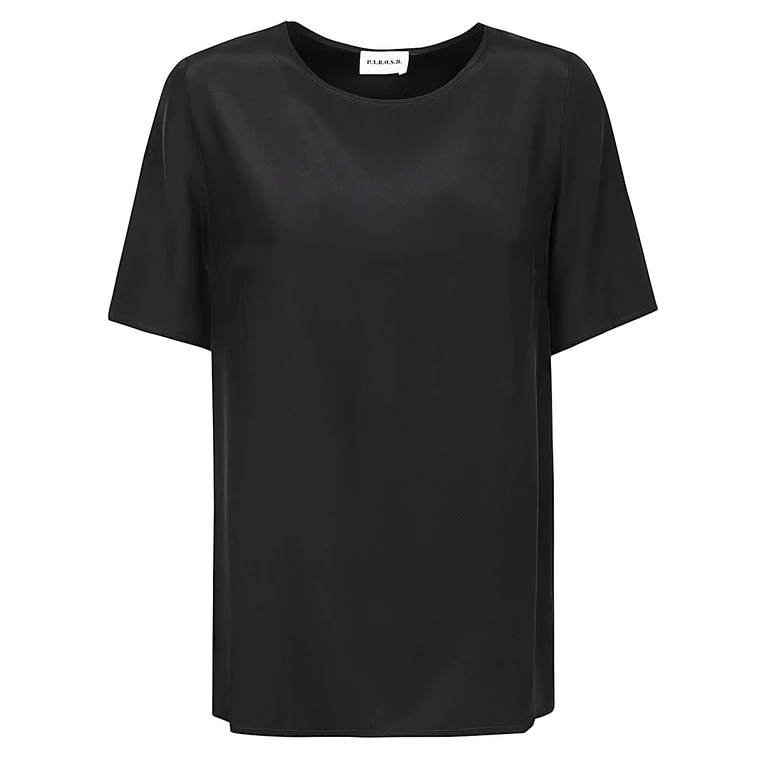 Parosh Top Black Silk - Women