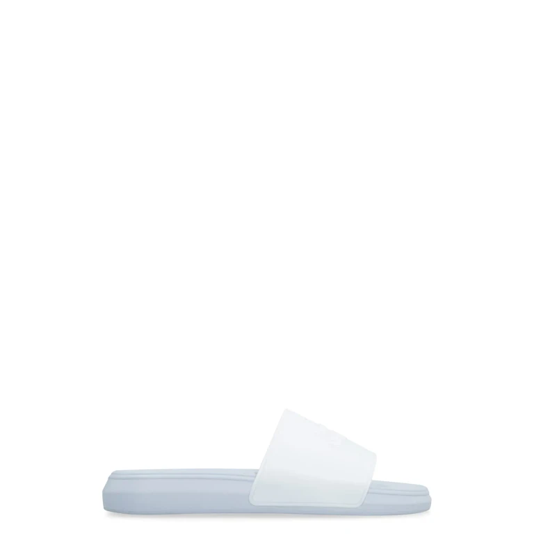 Alexander McQueen Logo-Detail Gummipantoletten