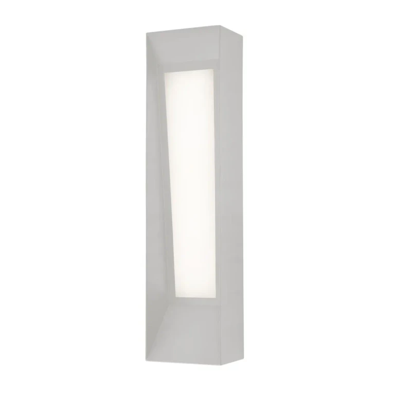 Textured Grey LED Outdoor Wall Sconce from the Rowan Collection