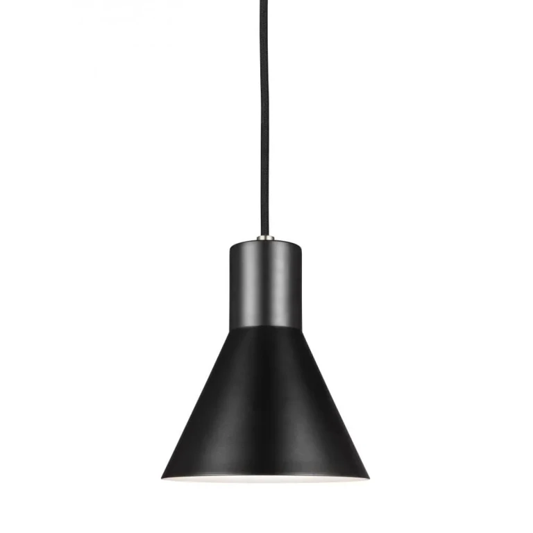 Brushed Nickel One Light Mini-Pendant from the Towner Collection