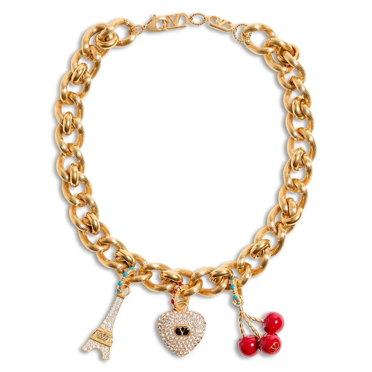 Valentino Garavani Charm Necklace, 16.5