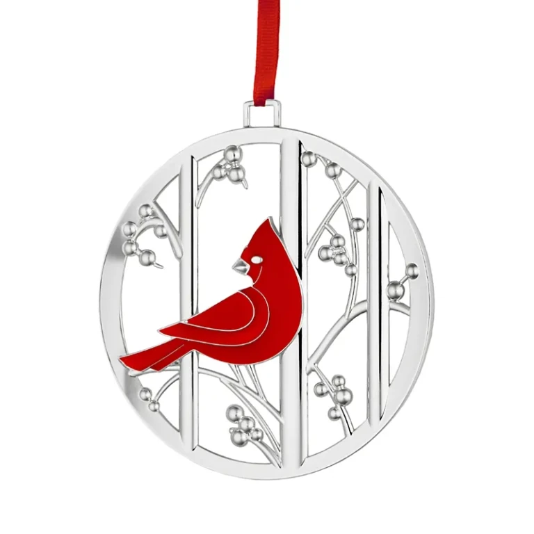 Nambe Cardinal Ornament