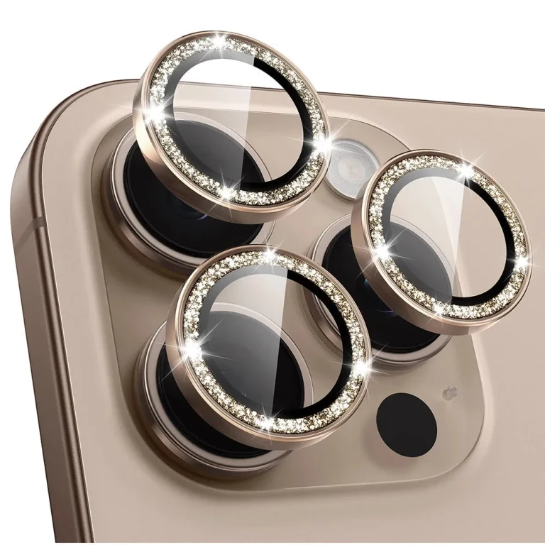 iPhone 16 Pro Max/Pro Armorite Camera Lens Protectors - Desert Titanium Shimmer - Desert Titanium Shimmer