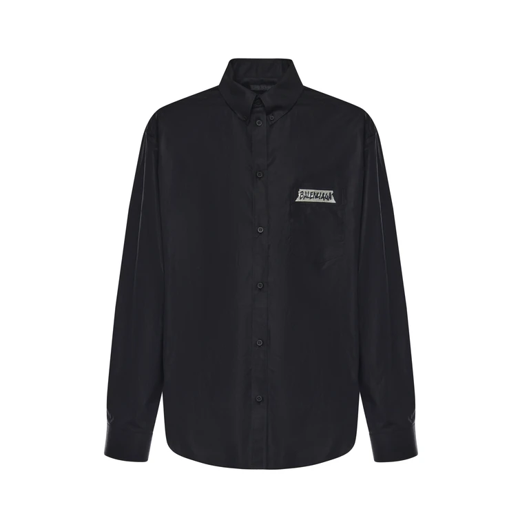 Balenciaga Shirts Black Cotton - Men