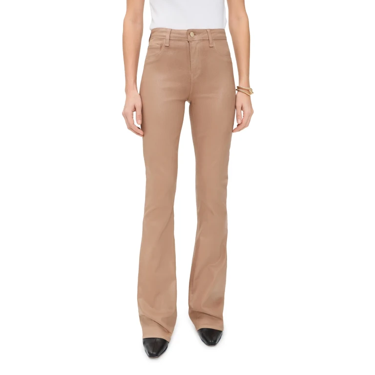 L'AGENCE Marty Schlaghose Cappuccino Beschichtet 31