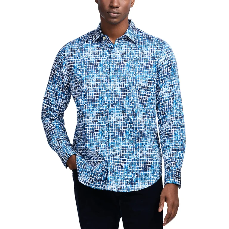 Robert Graham Hester Cotton Blend Button Down Shirt