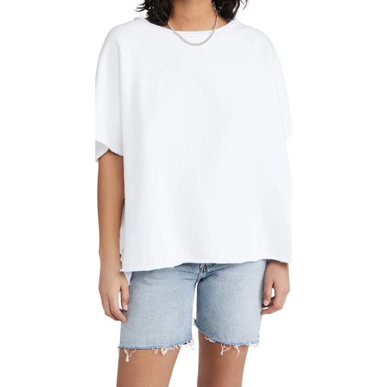 Frank & Eileen Capelet Tee White One Size