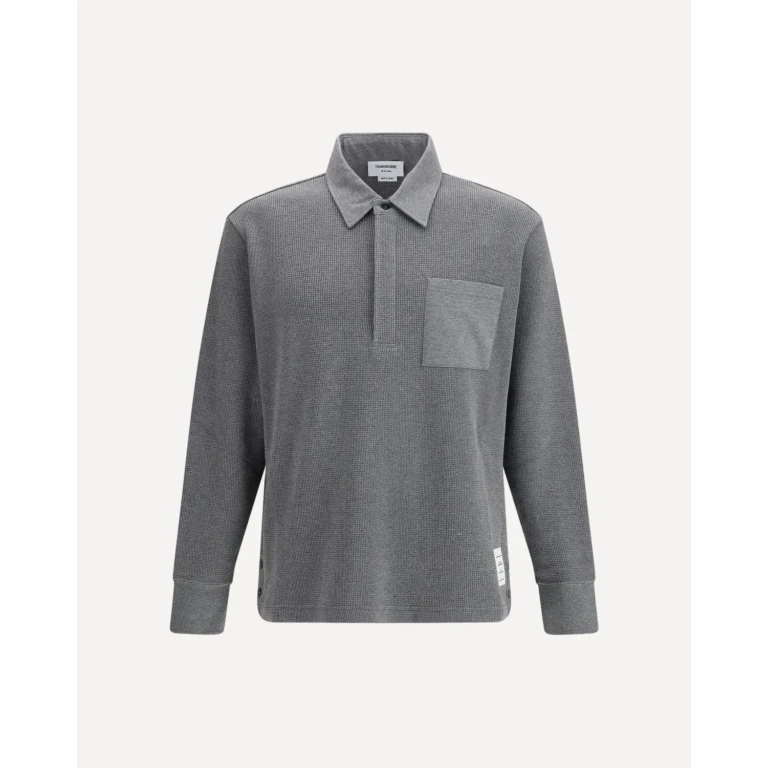 THOM BROWNE Long sleeve Polo Shirt Male 2