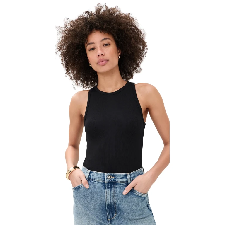 Favorite Daughter The Perfect Thong Bodysuit Black S