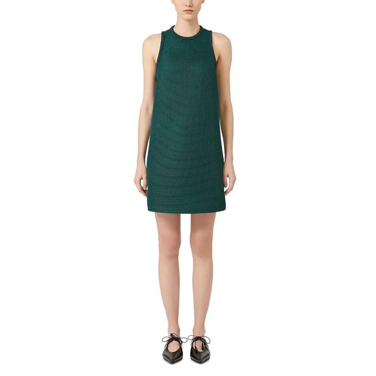 Max Mara Didone Dark Green Jersey Dress