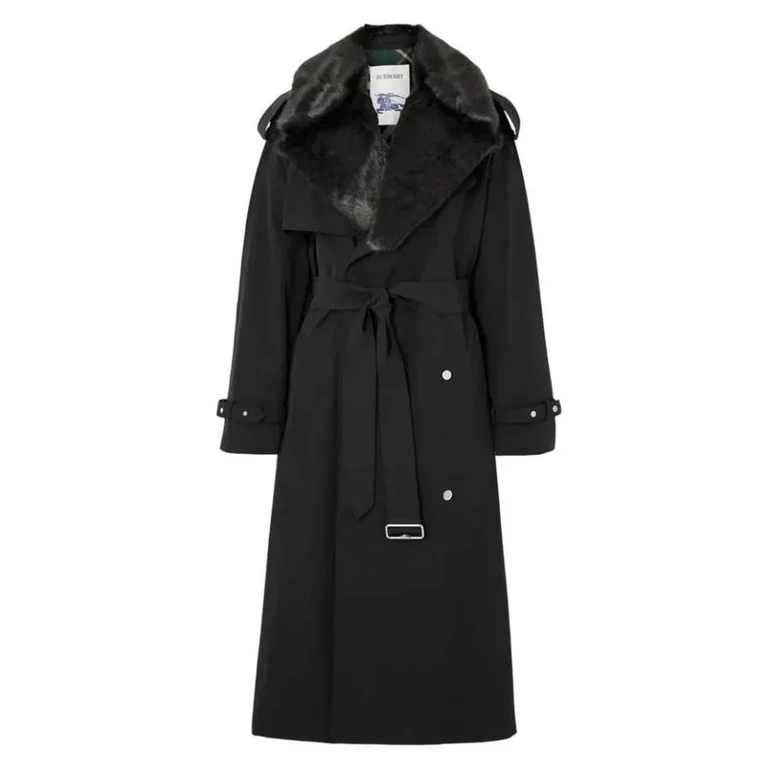 Burberry Double-Breasted Kennington Trench Coat
