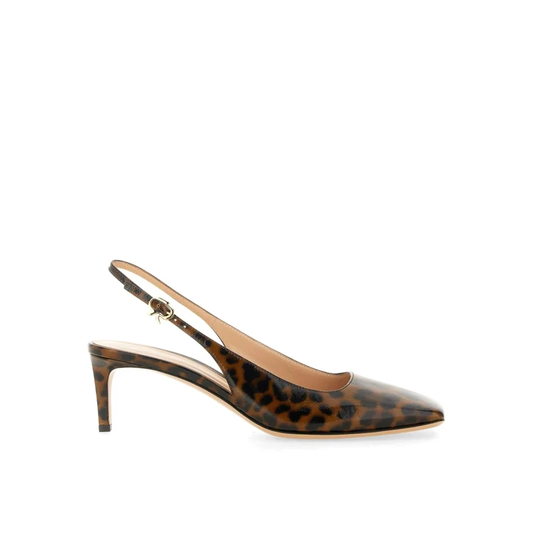 Gianvito Rossi High Heels met dierenprint