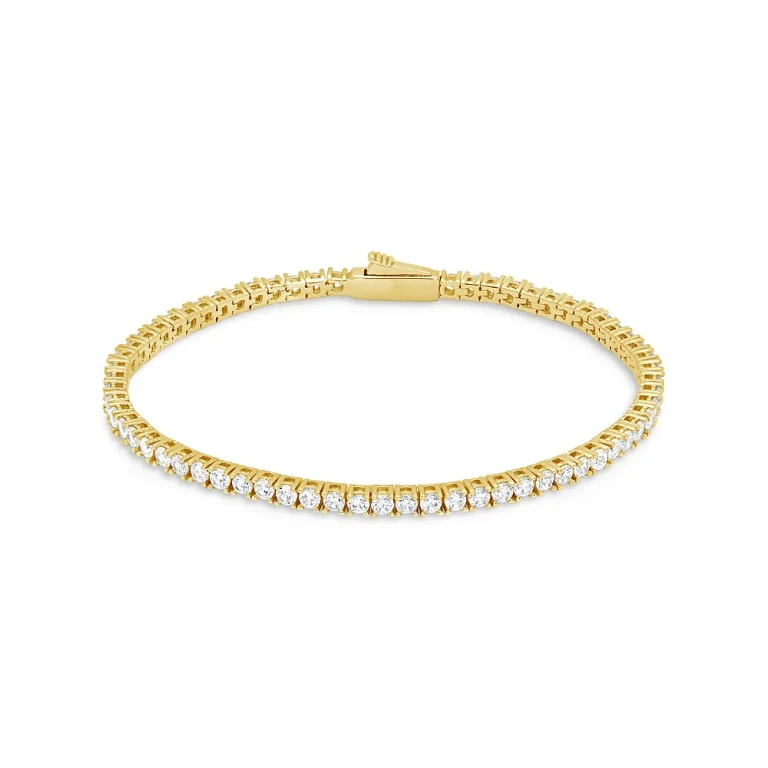 Sterling Forever Alicia Cubic Zirconia Tennis Bracelet