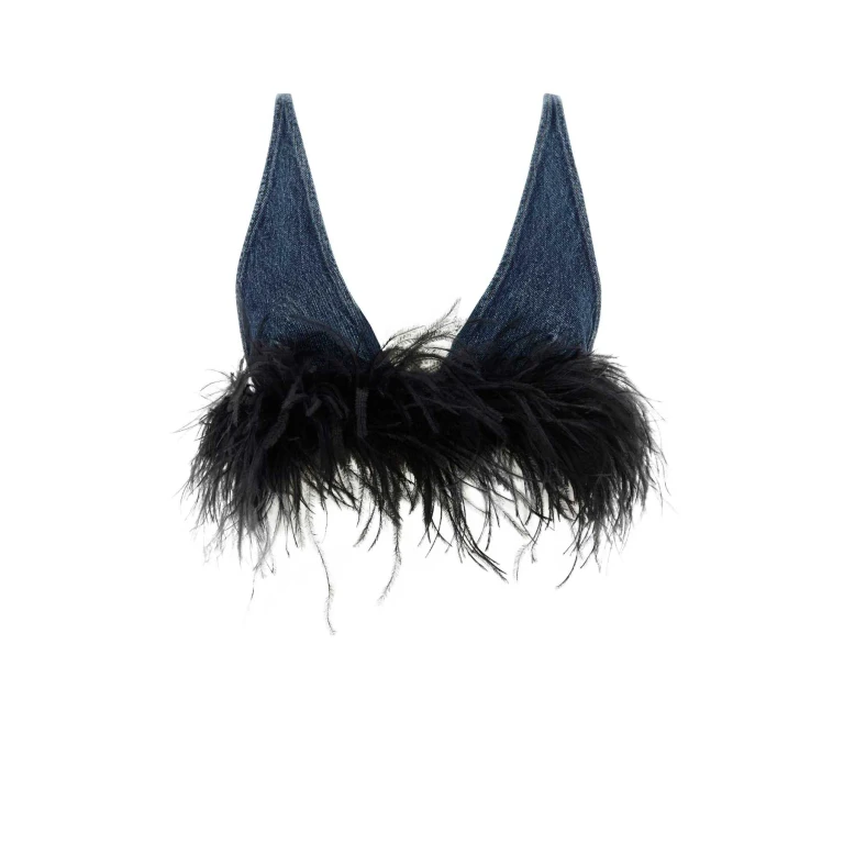 Miu Miu Denim Crop Top
