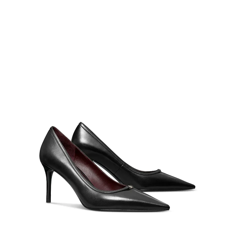 Tory Burch Women's T Lock Leather Pumps