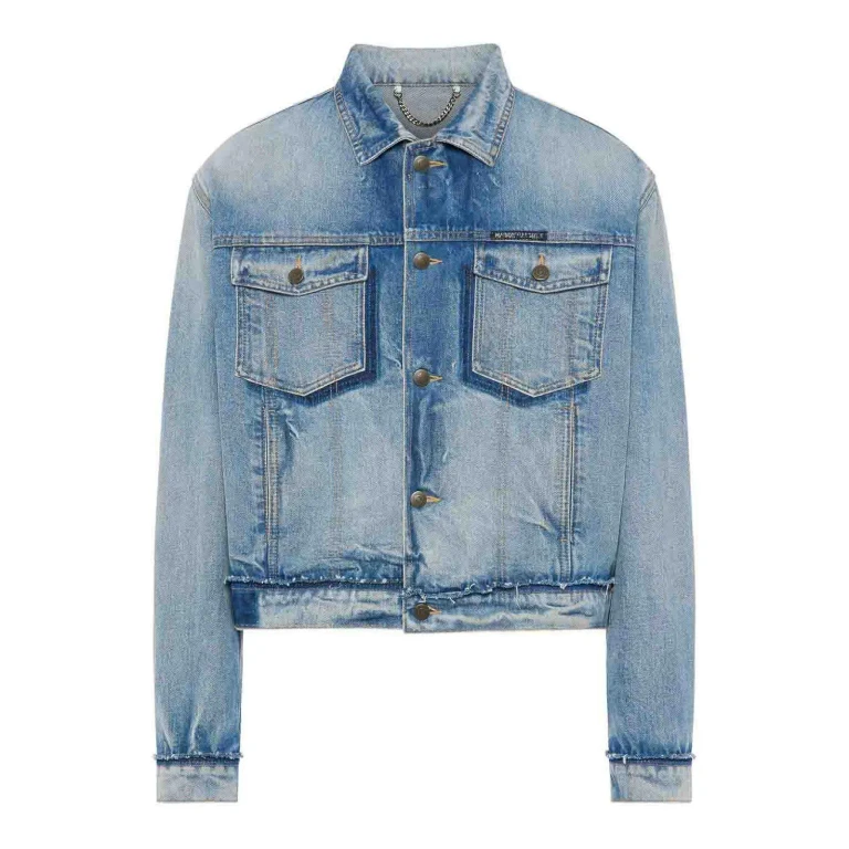 Maison Margiela Veste En Jean - Bleu