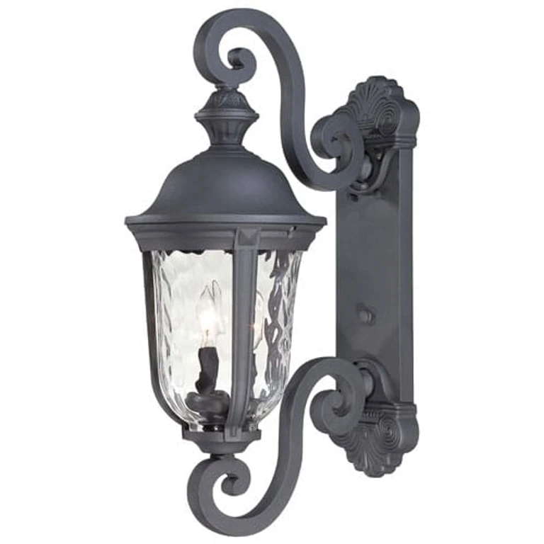 Ardmore 2-Light 25" Outdoor Wall Light in Black