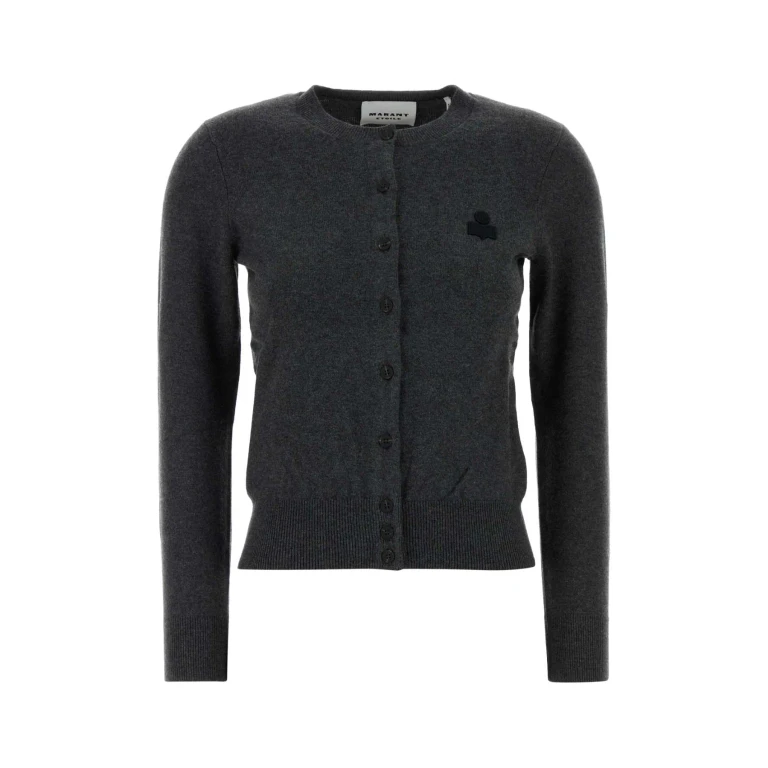ISABEL MARANT ETOILE Cotton and Wool Cardigan (CA0115FAC1L17E02AN)