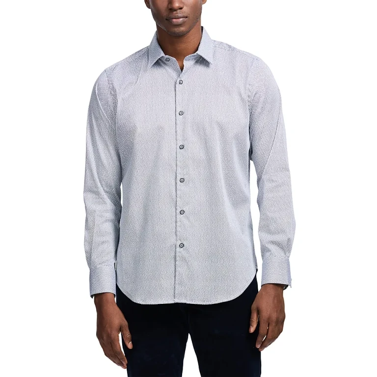 Robert Graham Cheslyn Printed Long Sleeve Button Front Shirt