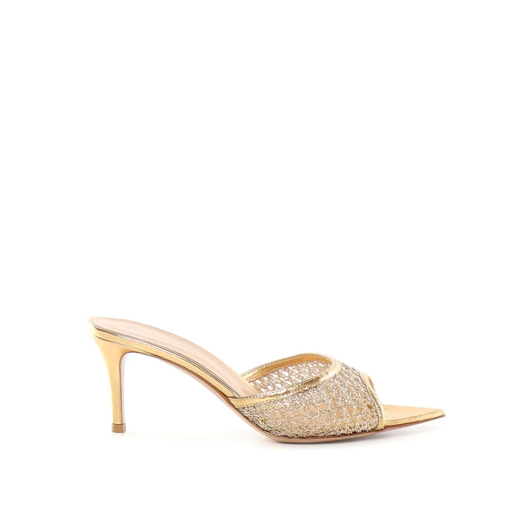 Gianvito Rossi Mules - Métallique