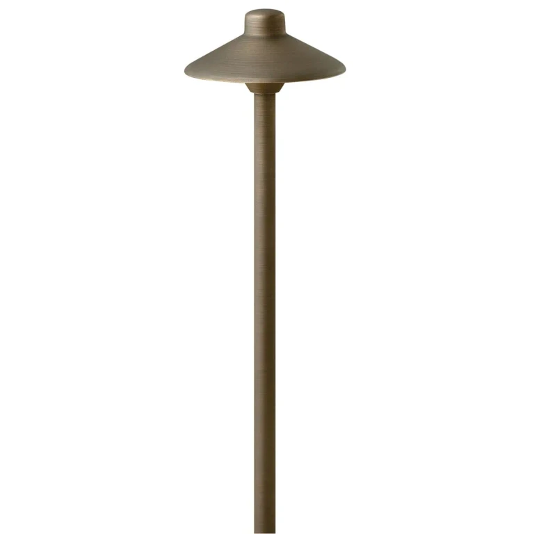 Hardy Island 1-Light Outdoor Landscape Pathway Light in Matte Bronze