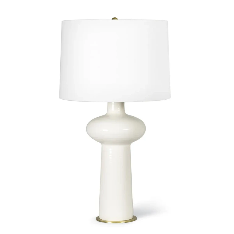 Ivory Table Lamp from the Sabina Collection