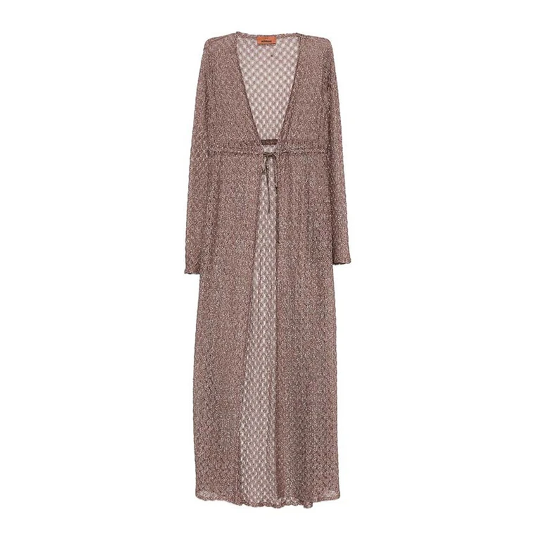 Missoni Tie-waist Textured Cover Up Coat