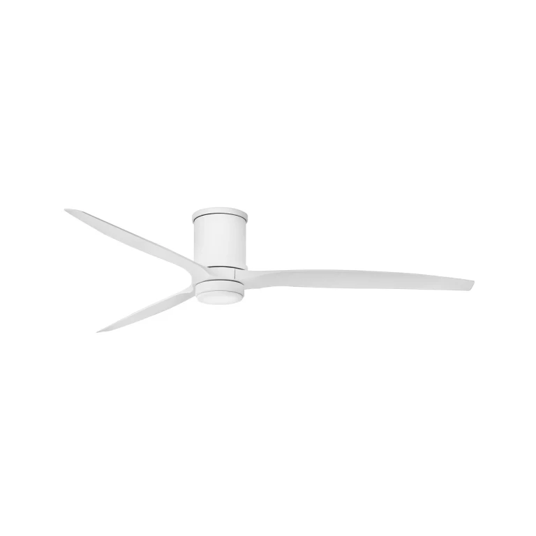 Matte White 72"Ceiling Fan from the Hover Flush Collection