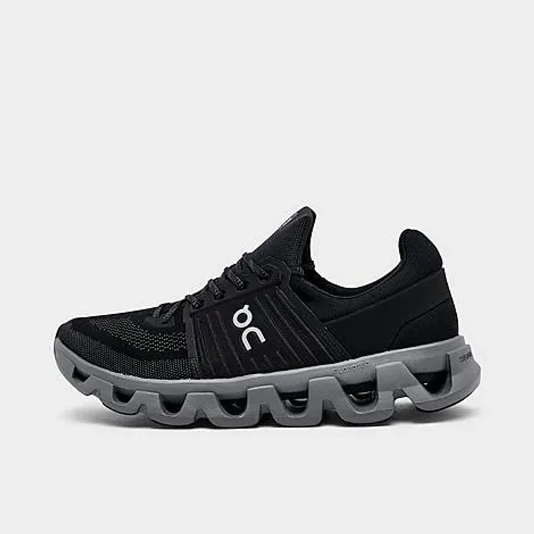 On Men's Cloudswift 4 AD Running Shoes in Black/Rock Size: 7.5