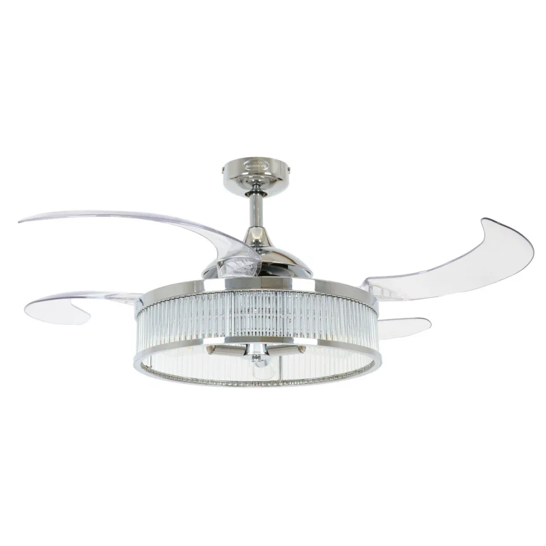 Chrome 48" Ceiling Fan from the Corbelle Collection