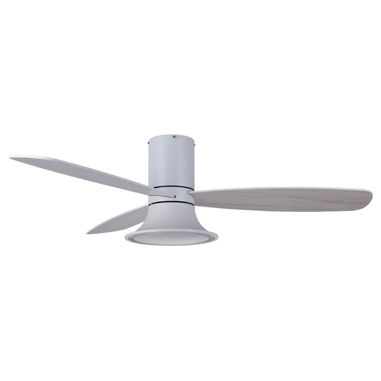 White 52" Ceiling Fan from the Flusso Collection