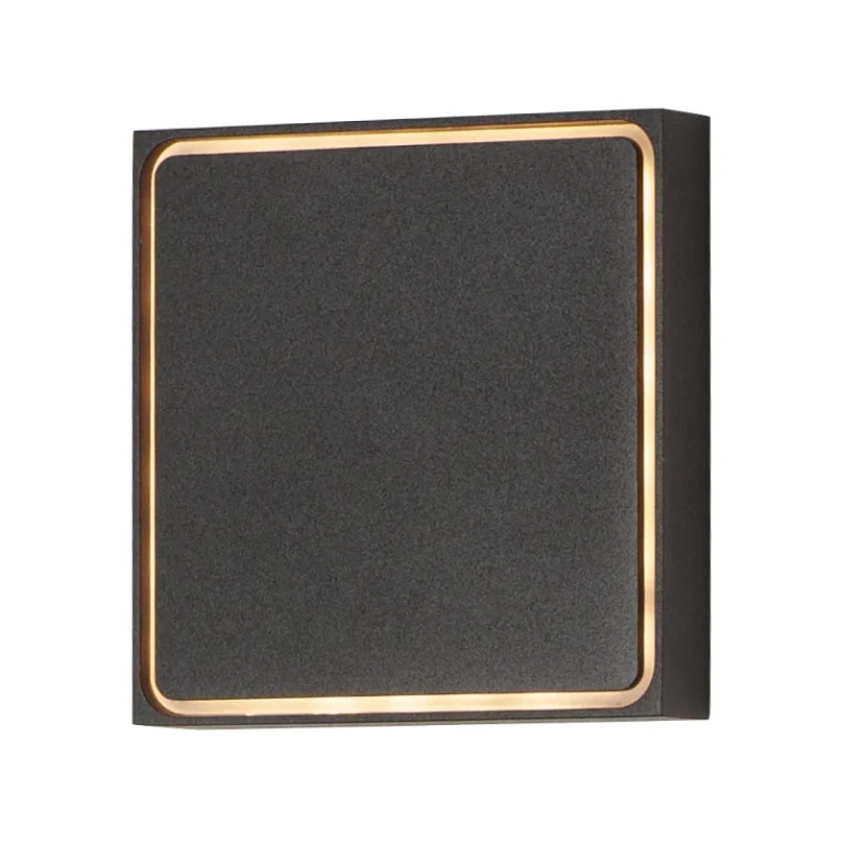 Black LED Outdoor Wall Sconce from the Alumilux Outline Collection