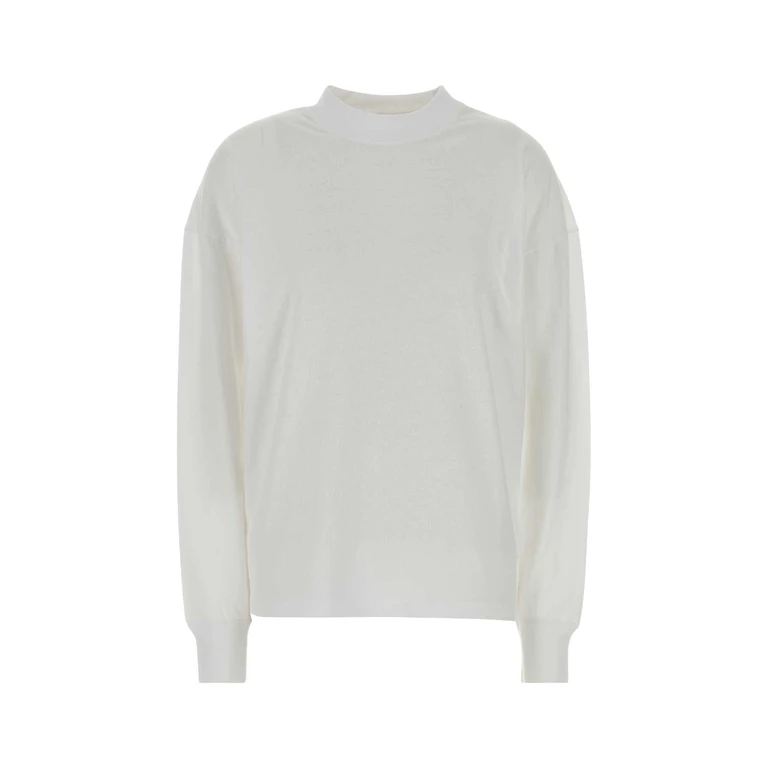 The Row White Cotton Oversize Raveena T-Shirt Exterior - Women