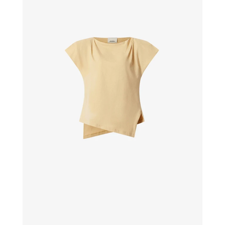 Tee Shirt Sebani - Femme - Jaune Pâle - Taille XS - Isabel Marant