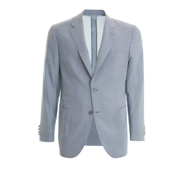 브리오니 남성용 블루 블레이저