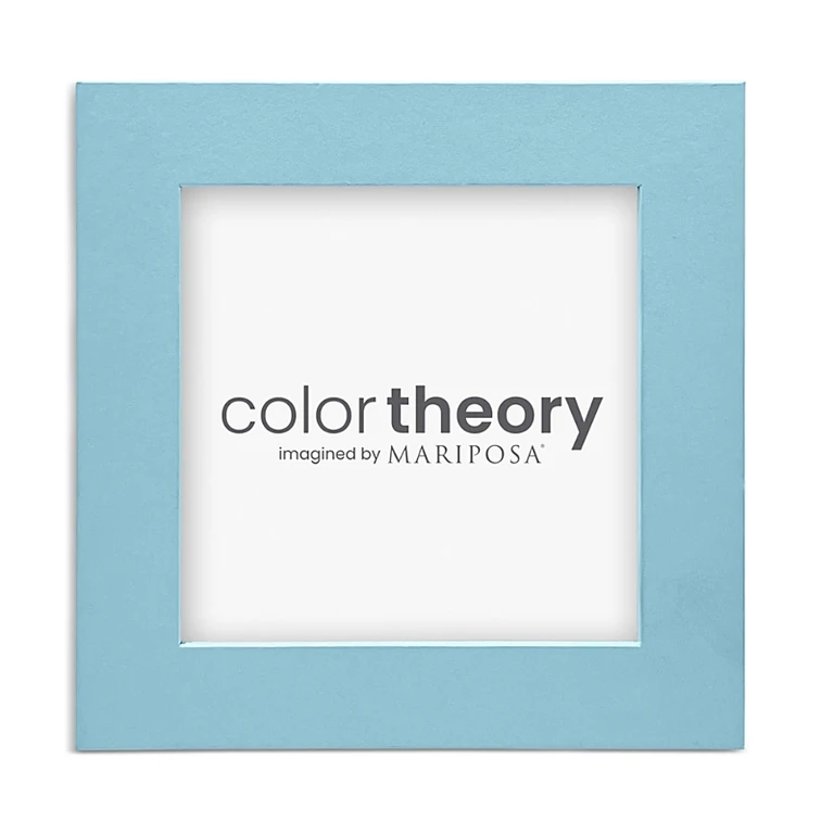 Mariposa Double Sided Sky Blue and Meadow Green Frame, 4 x 4