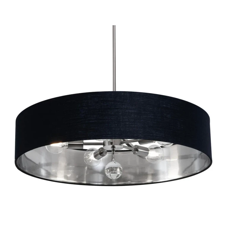 Satin Nickel Pendant from the Celine Collection