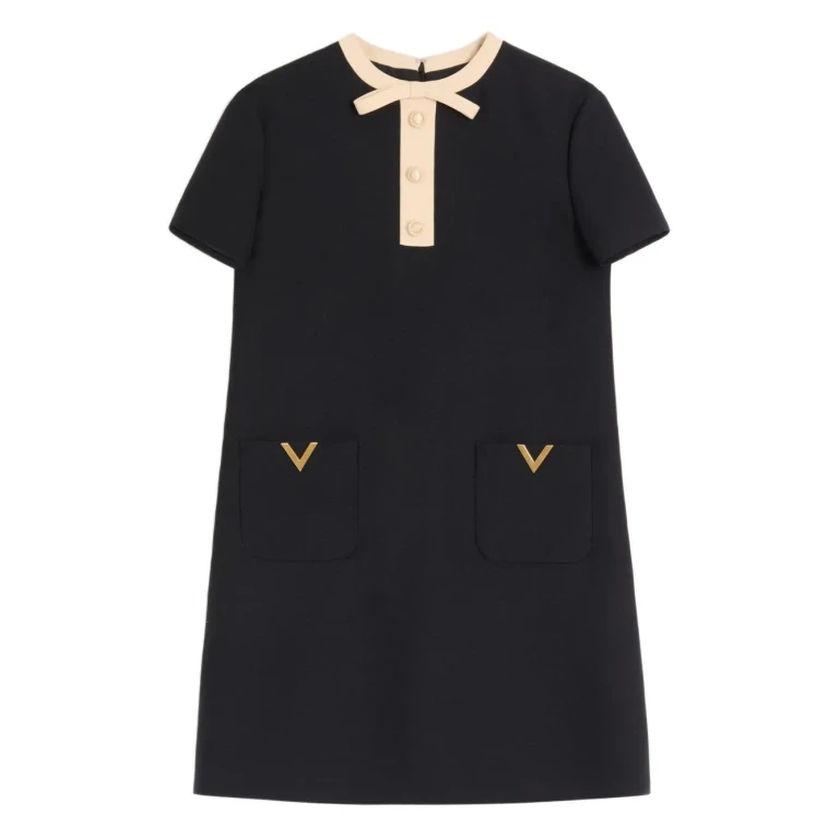 Valentino Wool And Silk Blend Dress