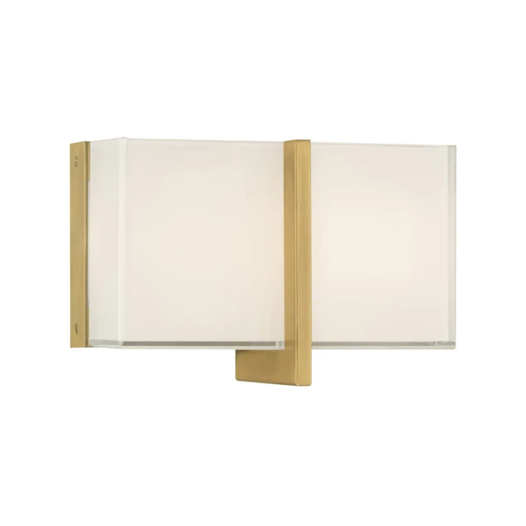 Legacy Brass LED Bathroom Vanity Light from the High Rise Collection