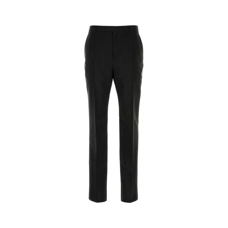 Saint Laurent Black Faille Pant