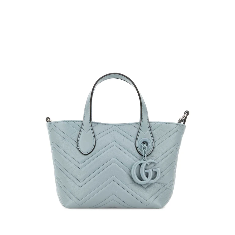 Gucci Pastel Pink Leather Small Gg Marmont Handbag Ladypinladpladp Borse A Mano - Women