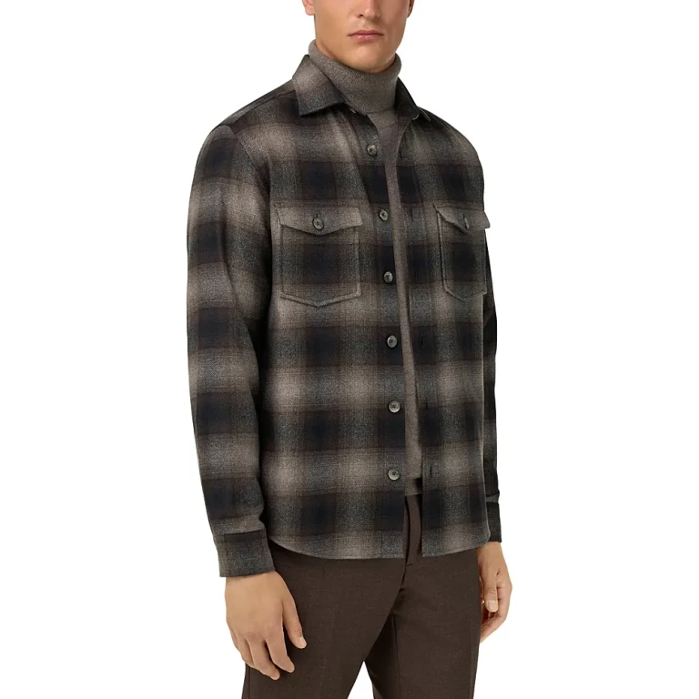 Boggi Milano Flannel Overshirt