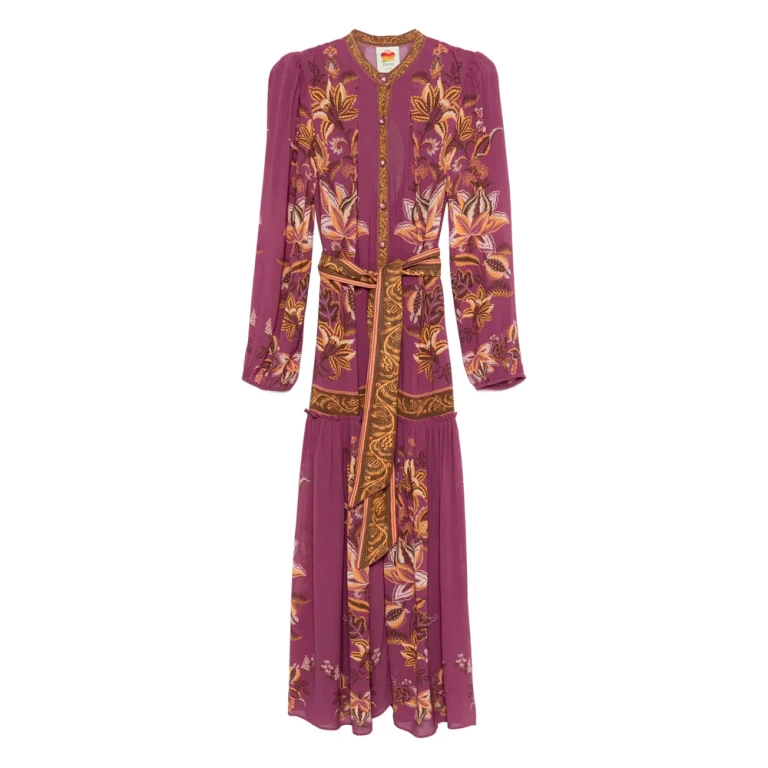 Farm Rio Ayla Floral-print Maxi Dress