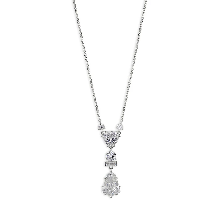 Nadri Luxor Kite Cubic Zirconia Drop Necklace, 16-18