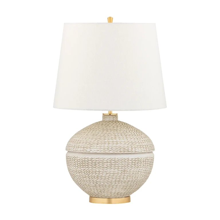 Gold Leaf One Light Table Lamp from the Katonah Collection