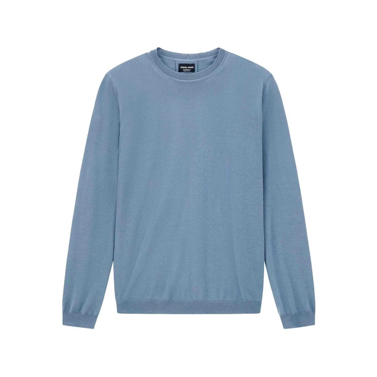Giorgio Armani Pull Col Rond - Taupe