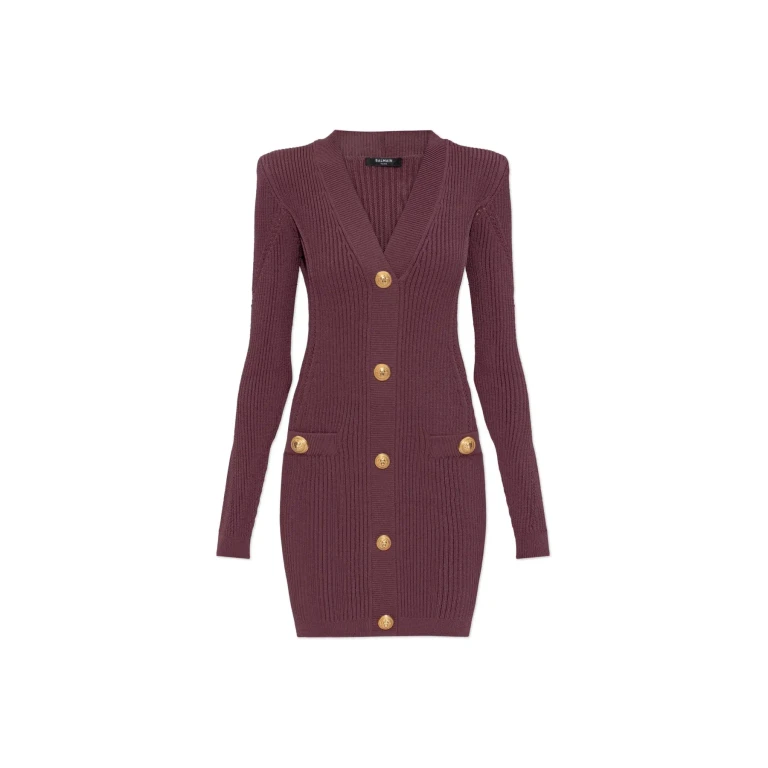 Balmain Robe Courte - Violet